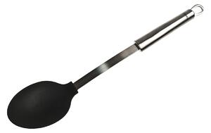 Black Silicone Head Serving Spoon -