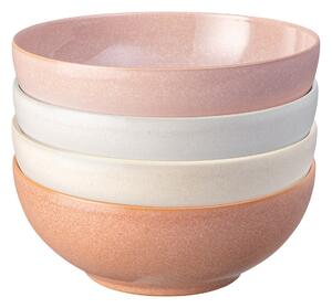 Quartz Rose 4 Piece Cereal Bowl Set -