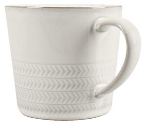 Natural Canvas Textured Large Mug -