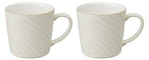 Impression Cream Spiral Mugs - Set Of 2 -
