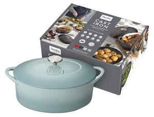 Denby Pavilion Cast Iron 28Cm Oval Casserole -
