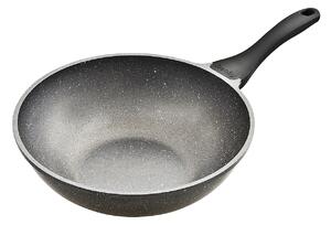 Granite Effect Cast Aluminium 28cm Wok -