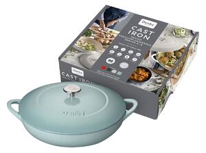Denby Pavilion Cast Iron 30Cm Shallow Casserole -