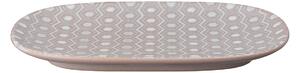Impression Pink Hexagon Medium Oblong Platter -