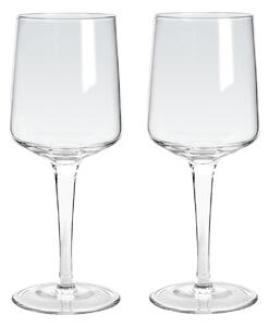 Contemporary Clear Wine Glass - Set Of 2 -