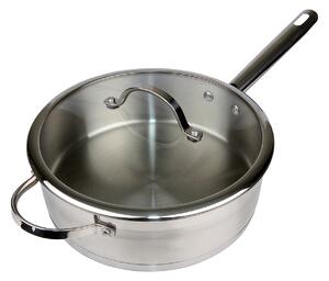 D200 Stainless Steel 18/10 26cm Saute Pan With Teflon Coating (with lid) -