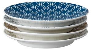 Modern Deco Small Plates - Set Of 4 -