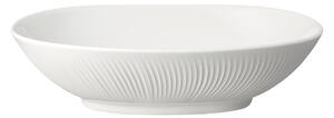 Arc White Serving Bowl -