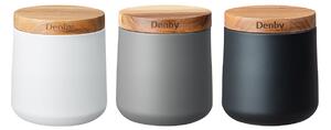 Denby Set Of 3 Mixed Storage Canisters -