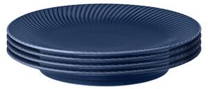 Arc Blue Medium Plates - Set Of 4 -