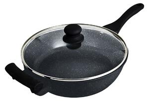 Granite Finish Cast Aluminium 24Cm Sautee Pan -