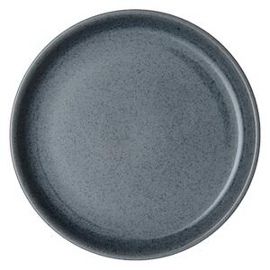Dark Grey Speckle Coupe Dinner Plate -