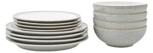 Elements Light Grey 12 Piece Dinner Set -