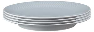 Arc Grey Dinner Plates - Set Of 4 -