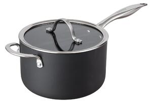 Hard Anodised 20cm Saucepan Induction Base (with lid) -