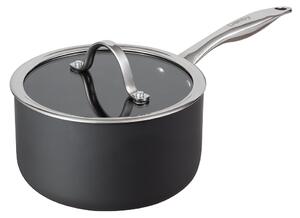 Hard Anodised 18cm Saucepan Induction Base (with lid) -
