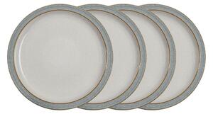 Elements Light Grey Dinner Plates - Set Of 4 -