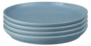 Elements Blue Coupe Dinner Plates - Set Of 4 -