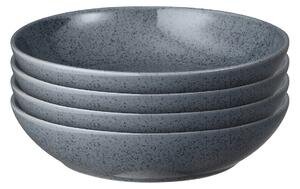Dark Grey Speckle Pasta Bowls - Set Of 4 -