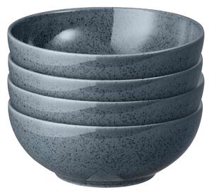 Dark Grey Speckle Cereal Bowls - Set Of 4 -