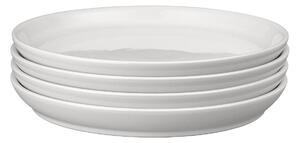 Elements Stone White Coupe Dinner Plates - Set Of 4 -