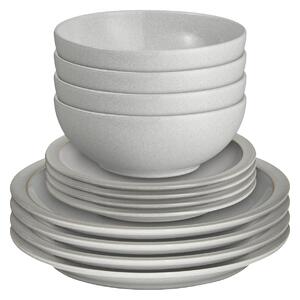 Dove Grey 12 Piece Dinner Set -