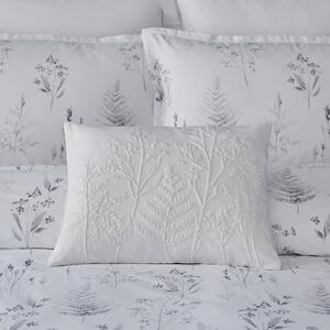 Dorma Purity Botanical 100% Cotton Boudoir Cushion White