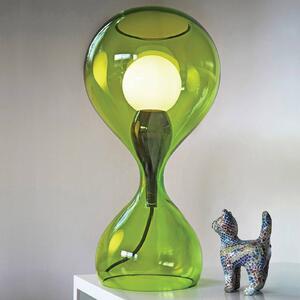 Next Blubb - handblown glass table lamp, green
