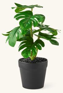 Artificial plant in pot philodendron - Ø9 x 22 cm. - Green - Søstrene Grene