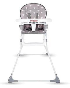 My Babiie MBHC1 Compact Highchair - Grey Stars