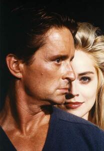 Photography Michael Douglas And Sharon Stone, Basic Instinct 1992 Directed By Paul Verhoeven