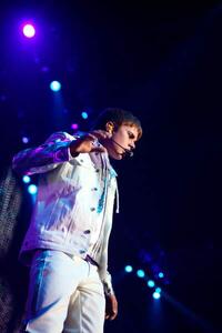Photography Justin Bieber performing at the NIA