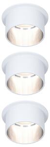 Paulmann Gil LED recessed lights, white/iron 3x