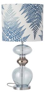 EBB & FLOW Futura table lamp, Fern Leaves indigo