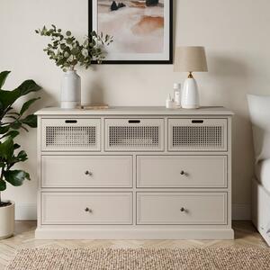 Lucy Cane 7 Drawer Chest Natural