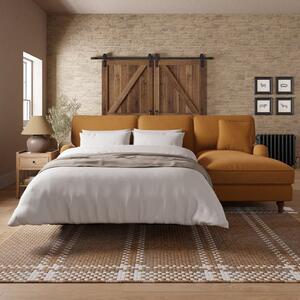 Beatrice II Soft Tonal Chenille Corner Sofa Bed