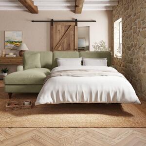 Beatrice II Soft Tonal Chenille Corner Sofa Bed