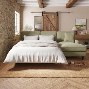 Beatrice II Soft Tonal Chenille Corner Sofa Bed