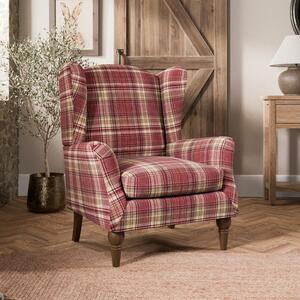 Charnwood Check Occasional Armchair