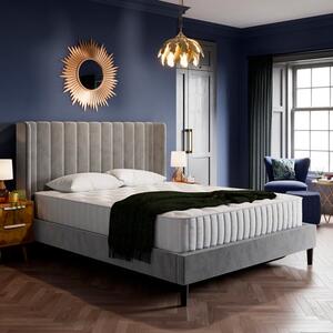 Alara Pleated Ottoman Bed Frame, Velvet