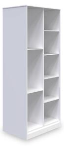 Blakely White Tall Shelving Display Unit for Living Room | Roseland
