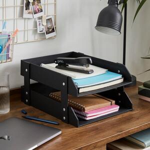 2 Layer Desktop Tray