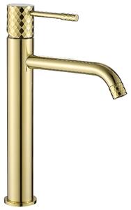 Bathroom faucet Rea Lungo Diamond Gold High