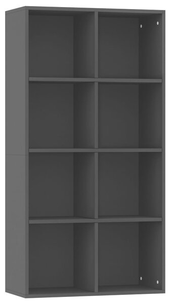 Book Cabinet/Sideboard Grey 66x30x130 cm Engineered Wood