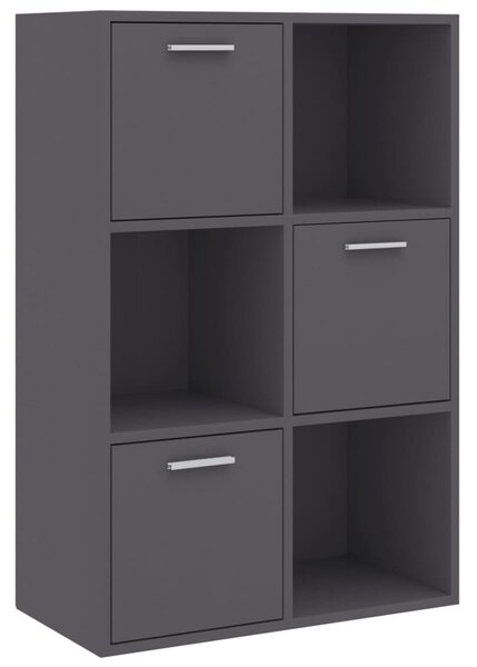 Storage Cabinet Grey 60x29.5x90 cm Engineered Wood