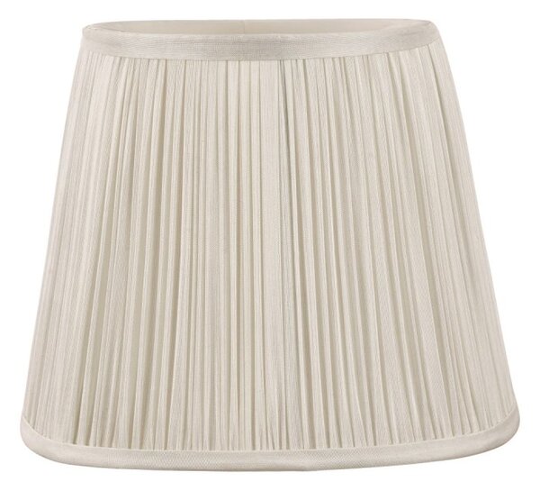 Laura Ashley Hemsley Silk Candle Clip Shade In Cream Finish 14cm/5 inch