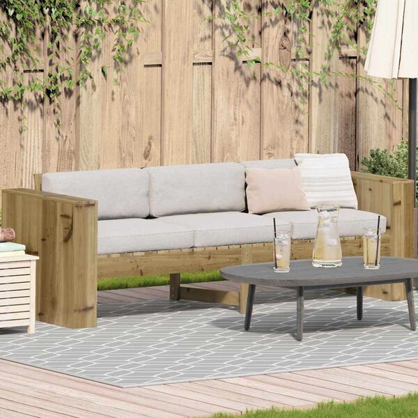 Etreno Garden Solid Wood 160cm Seating Sofa in Green