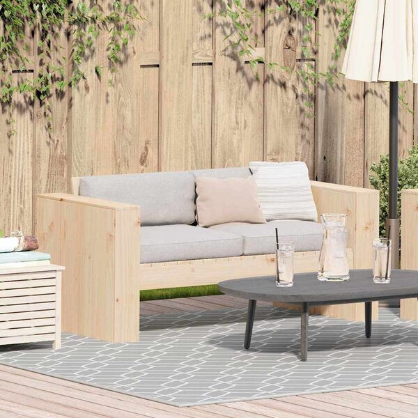 Etreno Garden Solid Wood 110cm Seating Sofa in Natural