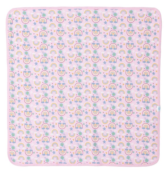 Little Dreams Muslin Blanket - Pink