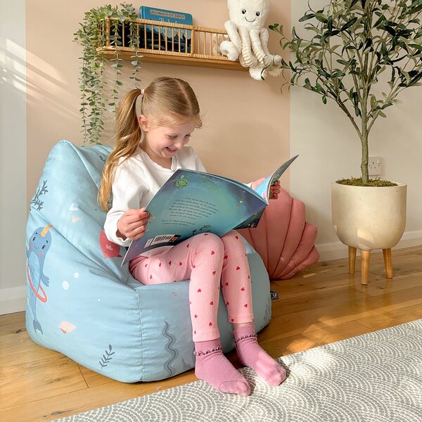 RU Comfy Kids Under Sea Bean Bag Snuggle Chair